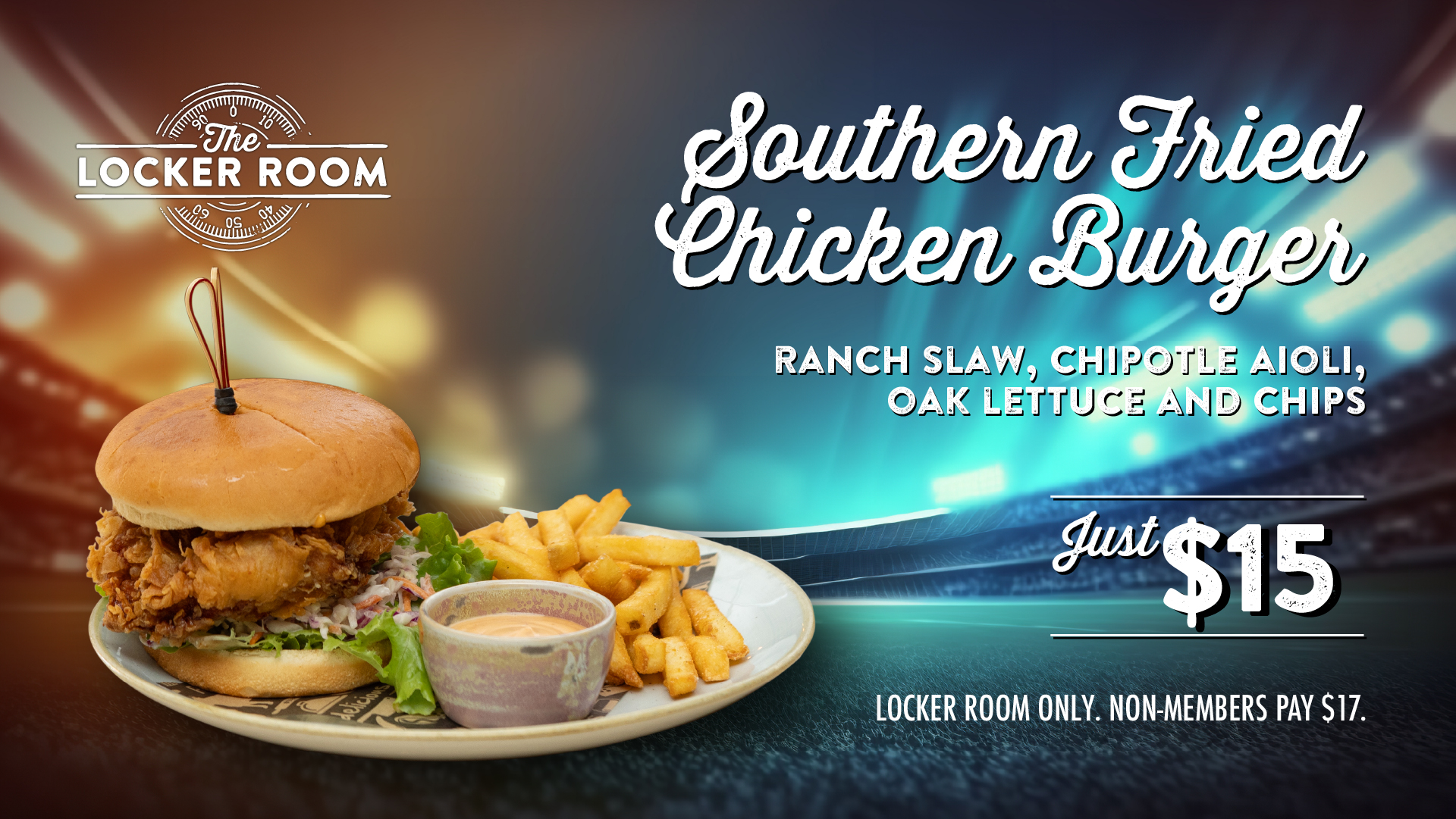 Southern Fried Chicken burger